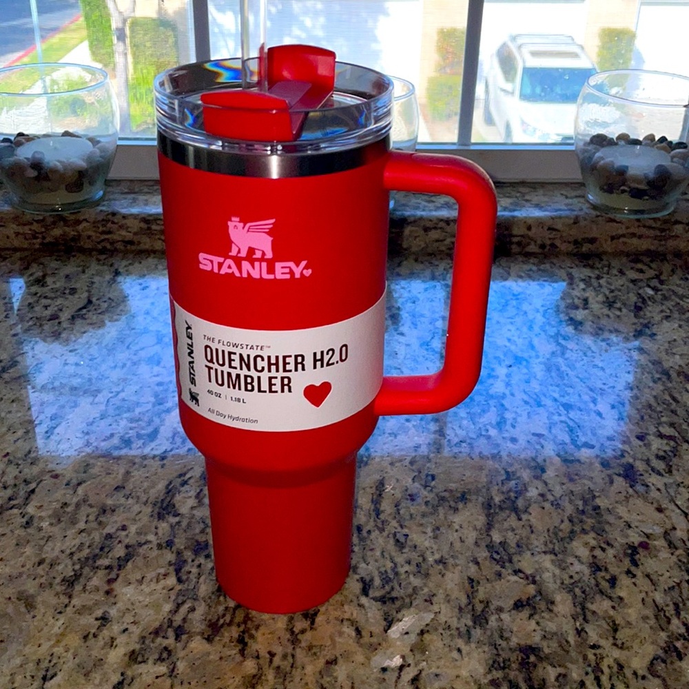 Brand new limited edition Stanley Valentines tumbler. Red in box